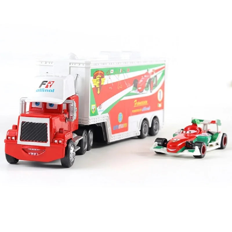 Cars 2 Mack Truck Pixar Racing Car Lightning McQueen Jackson Storm Car 3 Truck Set Metal Toy Model Car Gift For Kids Gift