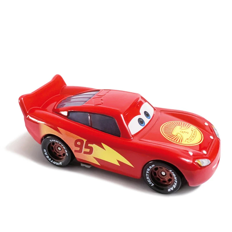 Disney Pixar Cars Toy Lightning McQueen Series 1:55 Diecast Model Basic Styles And Plated Version Children's Alloy Toy Car