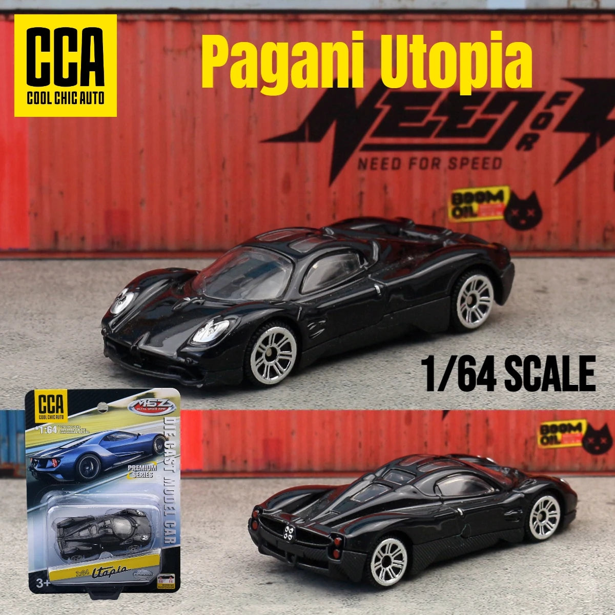 CCA 1/64 Toy Car Model Suitable For Hot Wheels & MINIGT 1:64 F1 Pagani Lamborghini BMW Audi Porsche TOYOTA Nissan Volkswagen