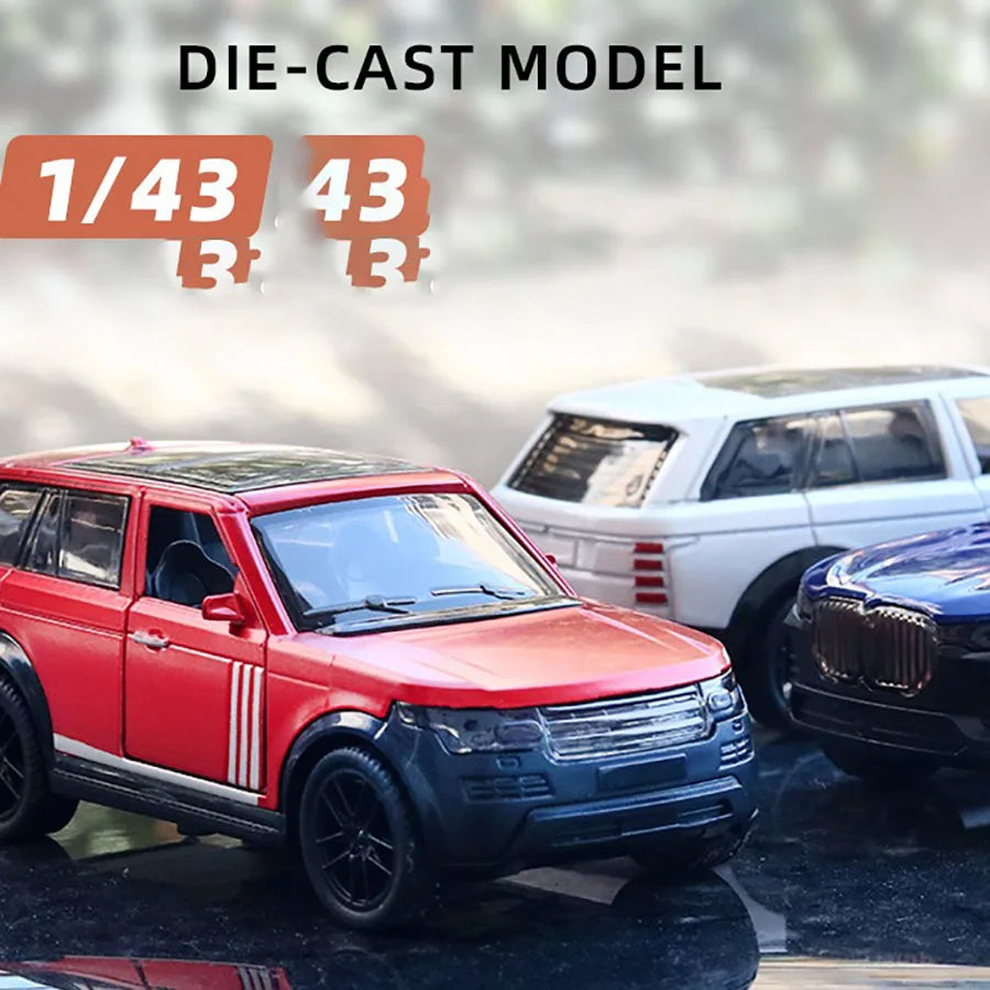 1PCS Off-road vehicle alloy car imitation true multi-style toy alloy 1:36 children's car decoration gift holiday gift
