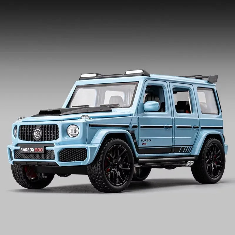 1:22 Scale SL63 G800 Model Miniature Car Toys Diecast Alloy Vehices Front Wheel Steering Sound Light Pull Back Models Adult Gift