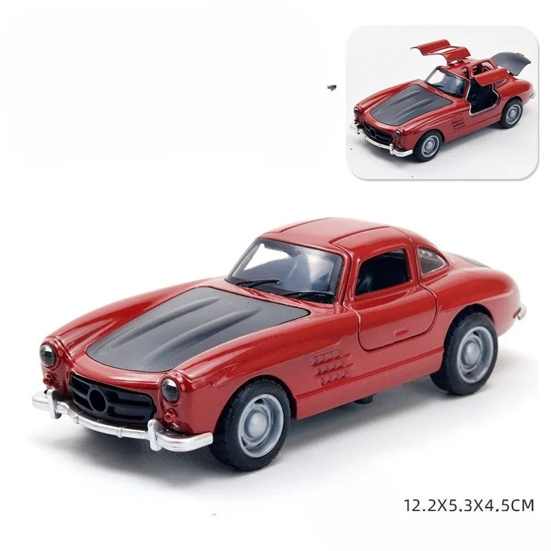 Boys Alloy Car Toy Realistic Racing Sports Car Pullback Gift Model Vehicle Toy Car Simulation Car Boys Playset