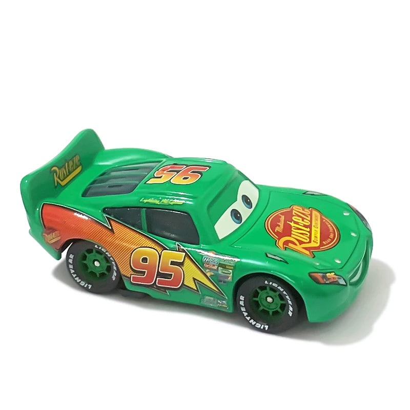 Disney Pixar Cars Toy Lightning McQueen Series 1:55 Diecast Model Basic Styles And Plated Version Children's Alloy Toy Car