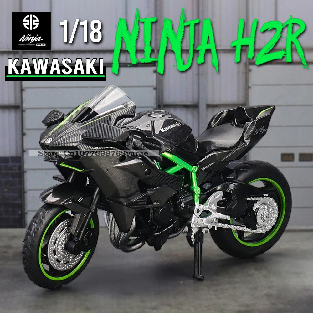 MSZ 1:18 Suzuki GSX-R1000 YAMAHA YZF-R1 Classic Motorcycle Static Model Alloy Die Casting Car Toy Gifts