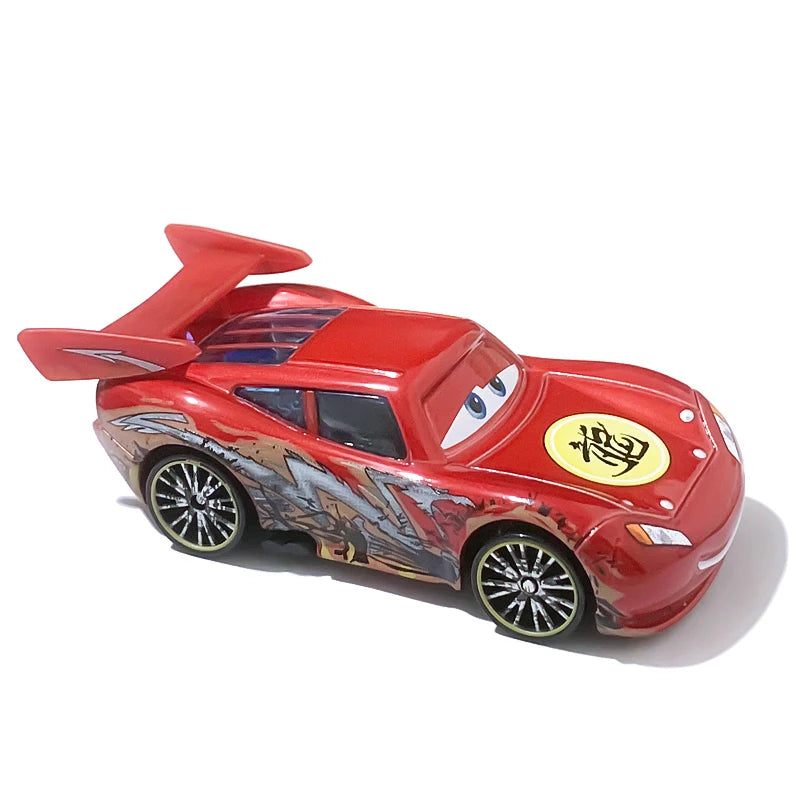 Disney Pixar Cars Toy Lightning McQueen Series 1:55 Diecast Model Basic Styles And Plated Version Children's Alloy Toy Car