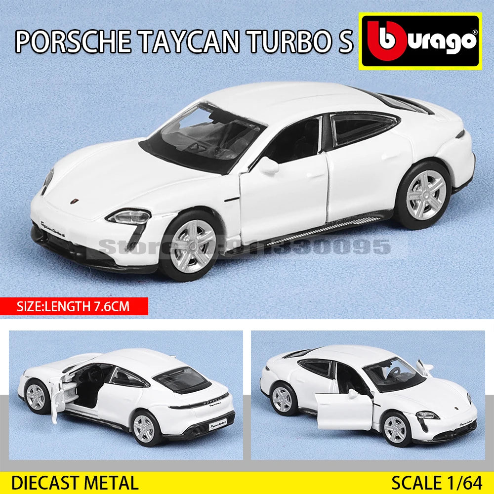 Bburago 1:64 GOLF GT 2017 2020 mustang shelby gt500 Car Model Collection Kids Xmas Gift Toys for Boys Ferrari  Benz Volkswagen