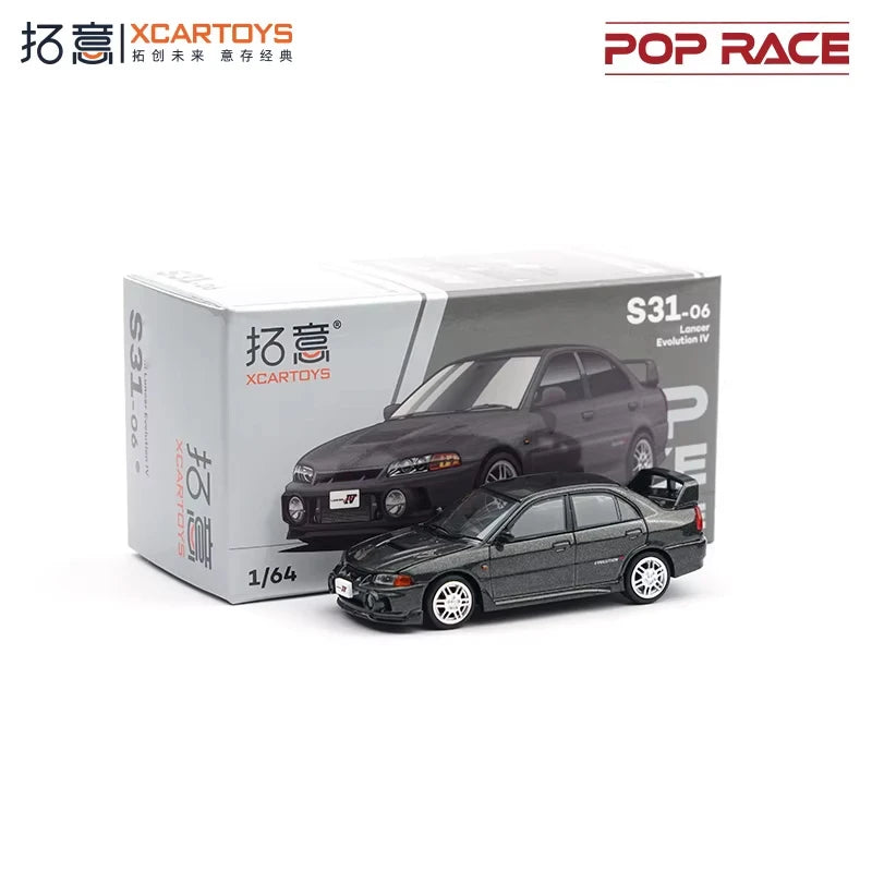 Xcartoys x Pop Race 1:64 EVA RT TYPE-08 087X PANDEM S13 SINGER SKYLINE GTR V8 DRIFT Diecast Model Car
