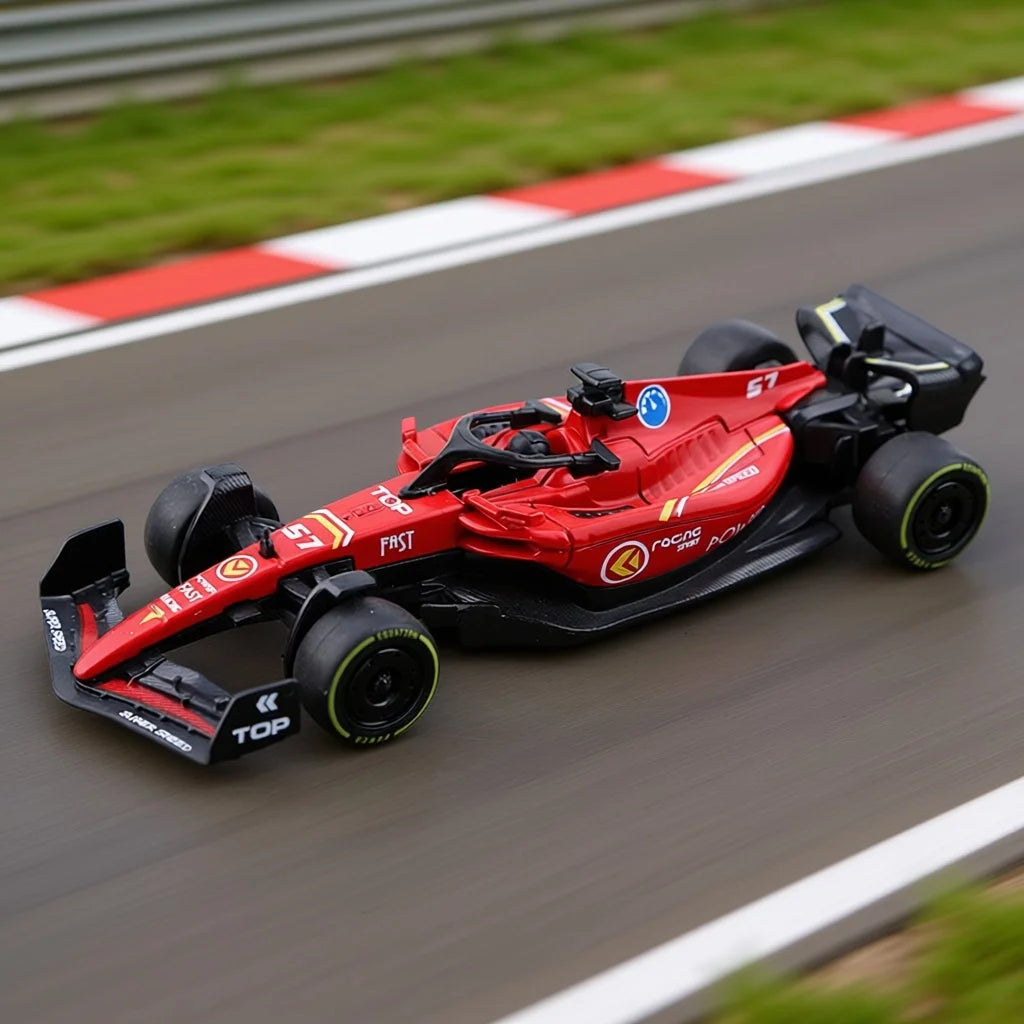 (Bagged) 1.43 Alloy Model Racing Car Toy, Exquisite Formula Alloy Pullback Racing Car, Children's Toy, Best Birthday Gift.