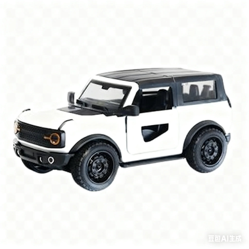 (Bagged) 1/36 New Hummer Convertible Off-Road Pullback Car - Children's Toy, Die-cast Metal, Powerful Engine