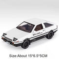1:30 Scale Initial D AE86 Toy Car Model Alloy Body Rubber Tire Shock Absorption Pull Back Simulation Vehicles Boys Birthday Gift