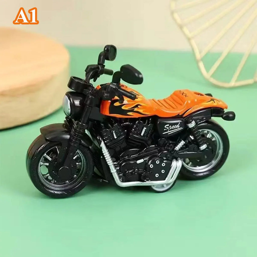 1PCS Motorcycle Model Toys Mini Vehicles Decoration Accessories for Boy Gift Alloy Car Children Birthday Gifts