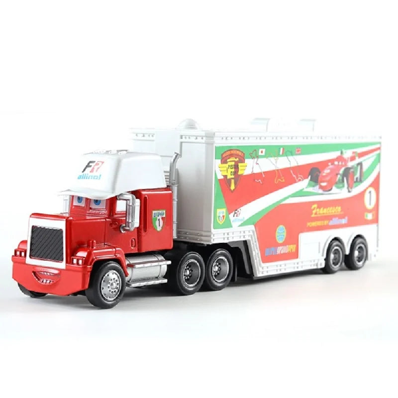 Cars 2 Mack Truck Pixar Racing Car Lightning McQueen Jackson Storm Car 3 Truck Set Metal Toy Model Car Gift For Kids Gift