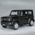 1:24 Suzuki Jimny Car Model Toys Alloy Diecast SUV 4 Doors Opened Pull Back Sound Light Shock Absorption Ornament Vehicles Gifts