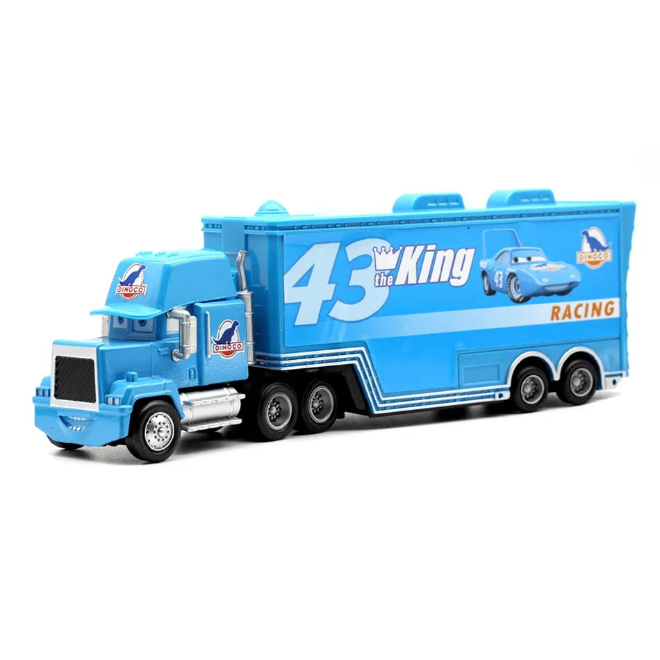 2026 NEW Disney Pixar Car Lightning McQueen The King Mater 1:55 Diecast Metal Alloy Model Car Toy for Kids Birthday Gift New Yea