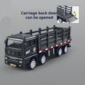 Simulation Transporter Container Truck Freight Vehicle Children Kids Pull Back Car Model Educational Toys for Boy Game Gift