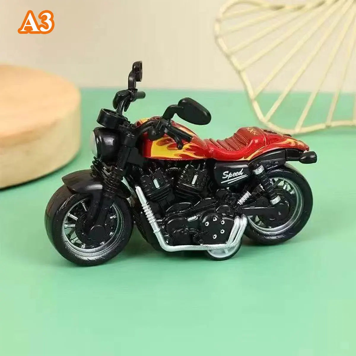 1PCS Motorcycle Model Toys Mini Vehicles Decoration Accessories for Boy Gift Alloy Car Children Birthday Gifts