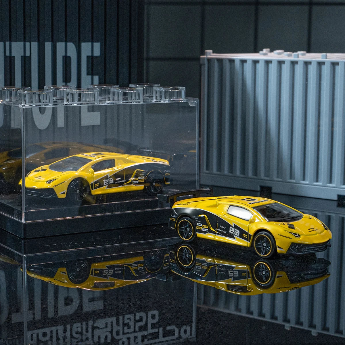 Aventador SVJ Die-cast Model, Alloy Car Toys Collectibles, 1/64 Scale Racing Ornament, Home Decoration, Gifts for Ages 3+