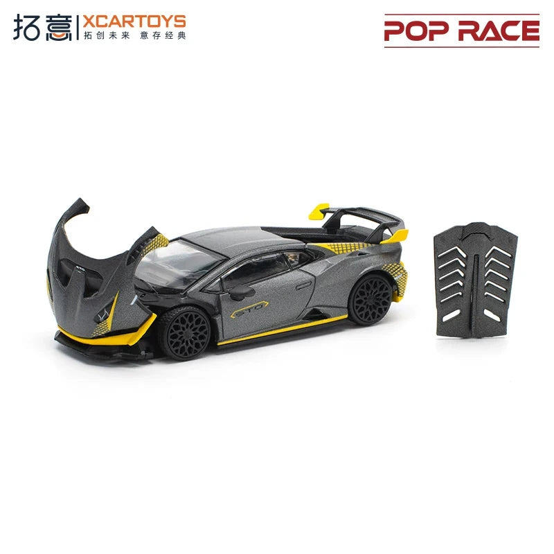 Xcartoys x Pop Race 1:64 EVA RT TYPE-08 087X PANDEM S13 SINGER SKYLINE GTR V8 DRIFT Diecast Model Car