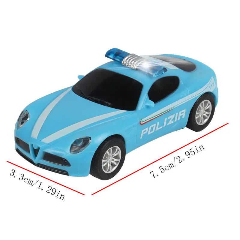 Analog Slot Car For Carrera Go  Scalextric 1 64 1/64 1:64 Scale Electric High Speed Race Track Polizei Racing Cars Vehicle Toy