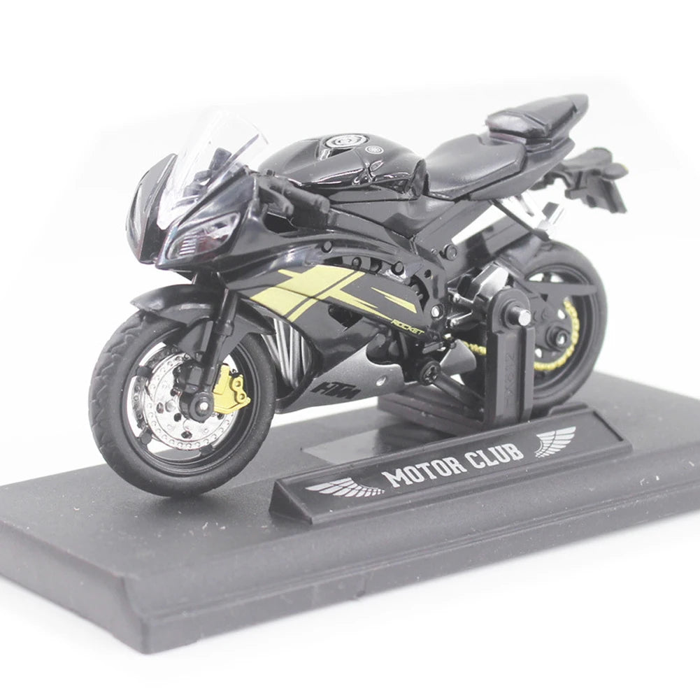 1:18 Home Children Plastic Car Decor Off-road Vehicle Collection Office Model Toy Diecast Motorcycle Simulation Portable