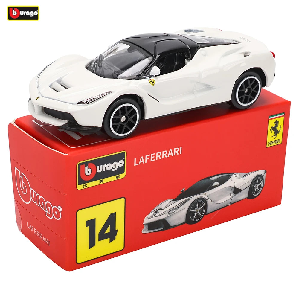 Bburago1:64 Ferrari SP3 458 599 ENZO F12 Model Small Collection Car Alloy Model Toy Gift Scene Decoration Classic and Exquisite