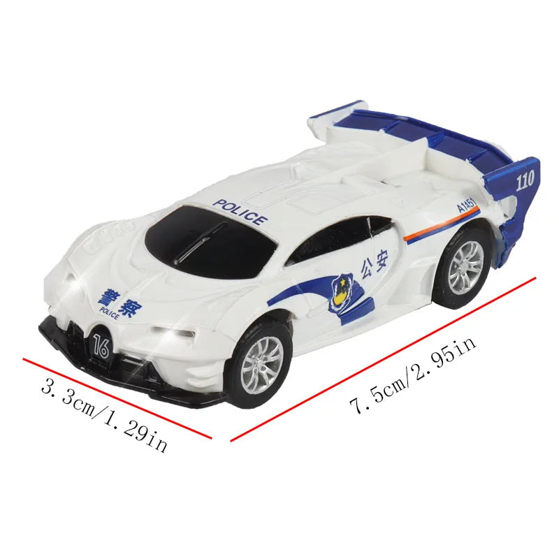 Analog Slot Car For Carrera Go  Scalextric 1 64 1/64 1:64 Scale Electric High Speed Race Track Polizei Racing Cars Vehicle Toy