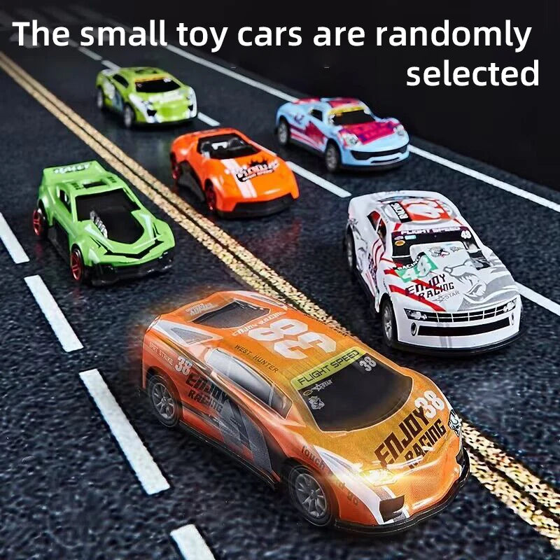 Pop-up container-style truck engineering vehicle, racing toy, children's toy push-pull vehicle equipped with 6 alloy wheels, Chi