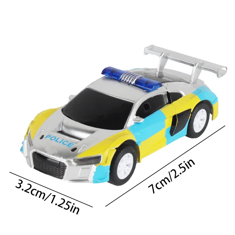 Analog Slot Car For Carrera Go  Scalextric 1 64 1/64 1:64 Scale Electric High Speed Race Track Polizei Racing Cars Vehicle Toy