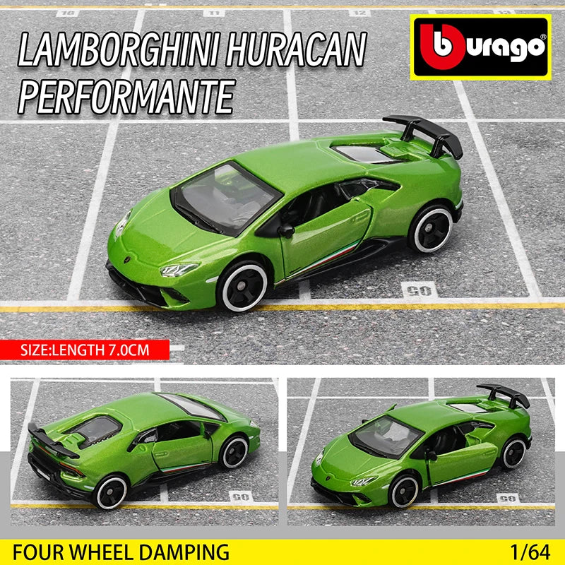 Bburago 1:64 GOLF GT 2017 2020 mustang shelby gt500 Car Model Collection Kids Xmas Gift Toys for Boys Ferrari  Benz Volkswagen