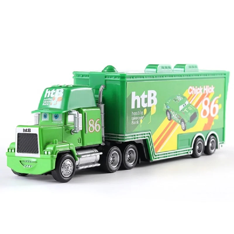 Cars 2 Mack Truck Pixar Racing Car Lightning McQueen Jackson Storm Car 3 Truck Set Metal Toy Model Car Gift For Kids Gift