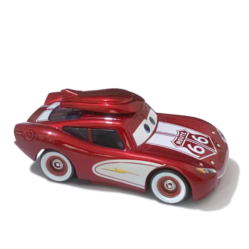 Disney Pixar Cars Toy Lightning McQueen Series 1:55 Diecast Model Basic Styles And Plated Version Children's Alloy Toy Car