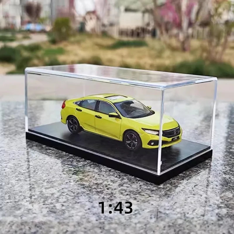 Scale 1/64 1/43 1/32 1/24 1/18 Clear Acrylic Display Box Case for Car Model Dust Cover Pre Made Box Diecast Professional Storage