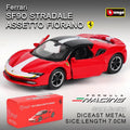 Bburago 1: 64 Ferrari series Multiple choices SP3 812 ENZO F40 F12TDF SF90 458 Car Die Casting Model Children's Gift Toy