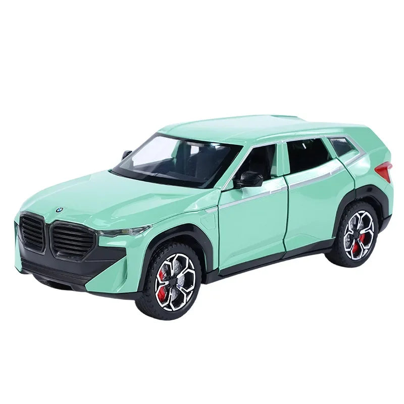 Diecast 1:24 Scale Spray XM Alloy Car Model Sound And Light S Metal Toys Vehicles Boys Gift Collective Miniature Voiture
