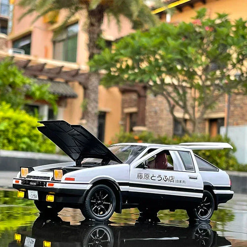 1:20 INITIAL D AE86 Movie Car Alloy Car Model Diecast & Toy Vehicles Metal Car Model Simulation Kids Toy Gift A152