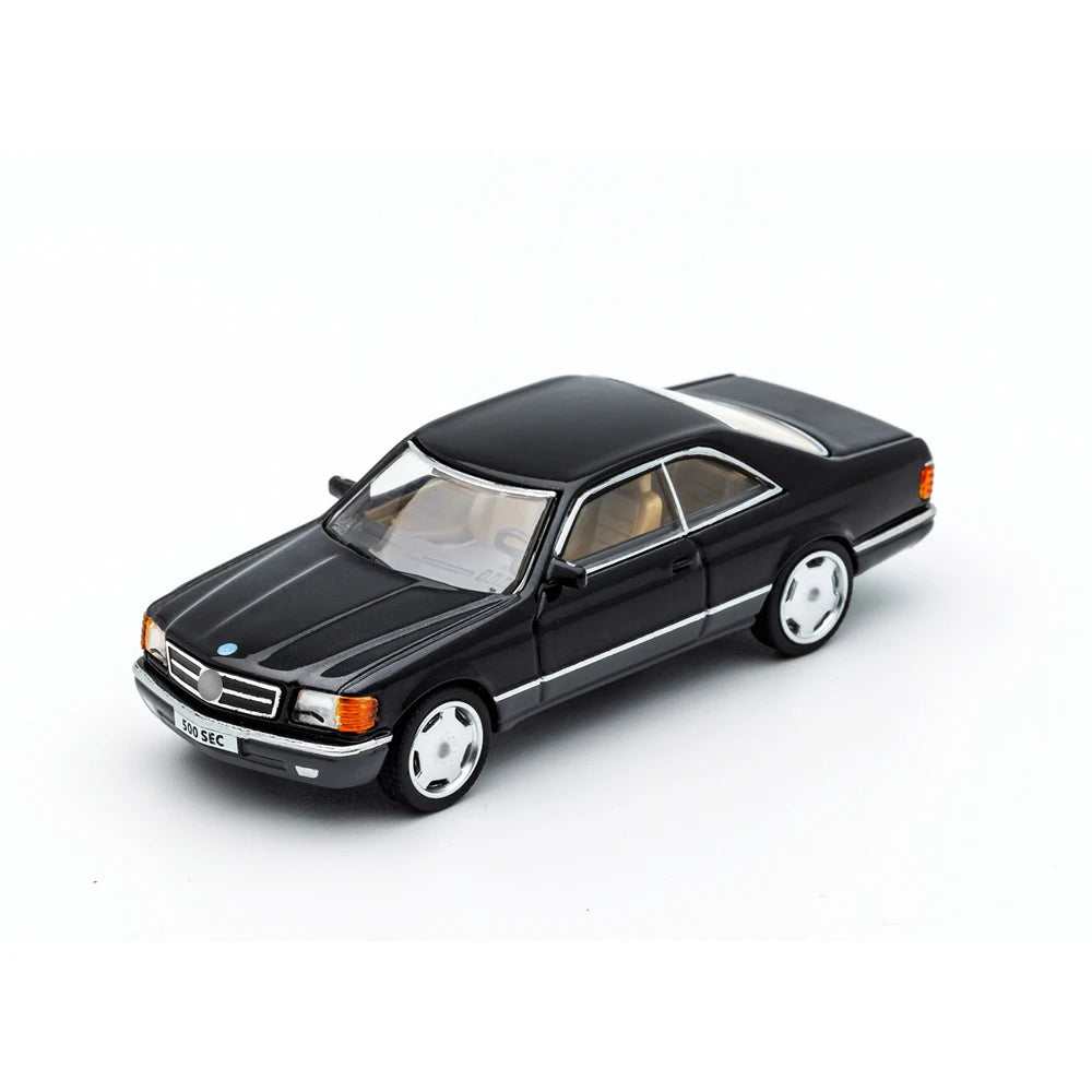 DCT 1/64 500SEC Retro German Coupe Diecast Alloy Vehicle Model with Transparent Display Box Hobby Collectible Toy Gifts