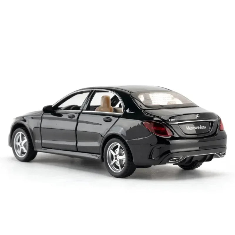 Diecast 1/32 Benz C260L Alloy Car Model Metal Toy Vehicles Miniature Voiture Children Boy Car Toy Birthday Gift  Love toys