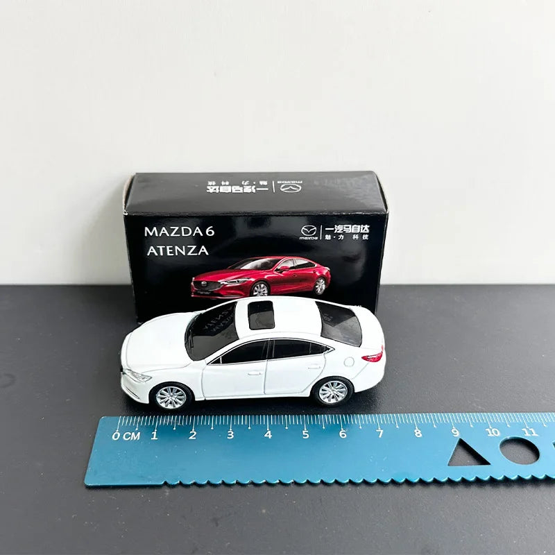 Diecast Original 1:64 Scale 6 ATENZA Simulation Alloy Car Model Static Display Collectible Toy Gift Decoration Souvenir