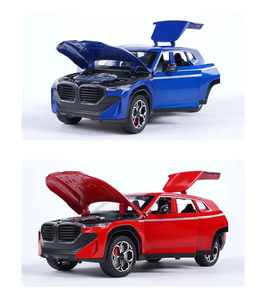 Diecast 1:24 Scale Spray XM Alloy Car Model Sound And Light S Metal Toys Vehicles Boys Gift Collective Miniature Voiture
