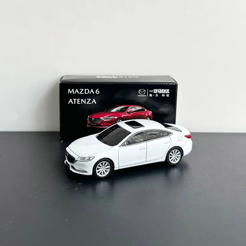 Diecast Original 1:64 Scale 6 ATENZA Simulation Alloy Car Model Static Display Collectible Toy Gift Decoration Souvenir
