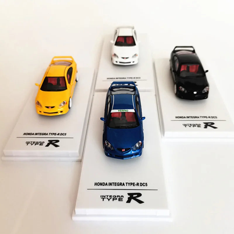 Diecast Original 1:64 Scale Alloy Integra Type-R DC5 Mini Toy Car Simulation Classic Model Hobby & Collectibles Souvenir
