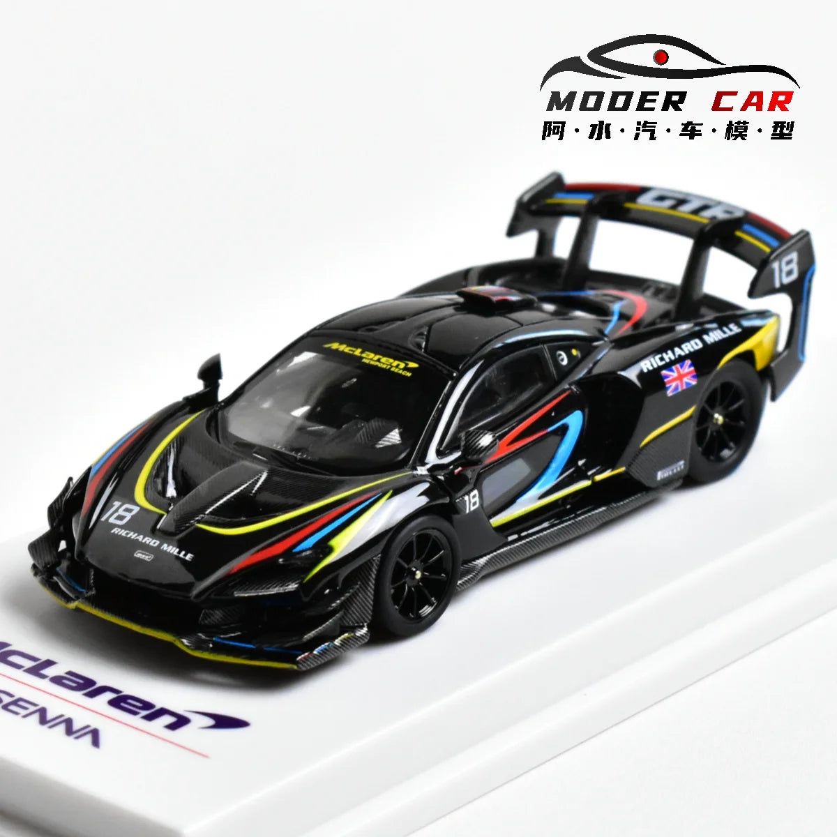 CM 1:64 Mclaren SennaGTR Giftable Diecast Model Car