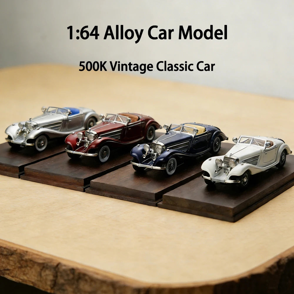 1:64 Alloy Diecast Classic Vintage Car Model | High-Detail Collectible Vehicle | Best Gift for Car Enthusiasts & Collectors