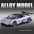 1:32 Alloy Diecast BYD YANGWANG U9 Toys Cars Miniature Model with Light Music Supercar 4 Doors Opened Vehicle Boys Perfect Gifts