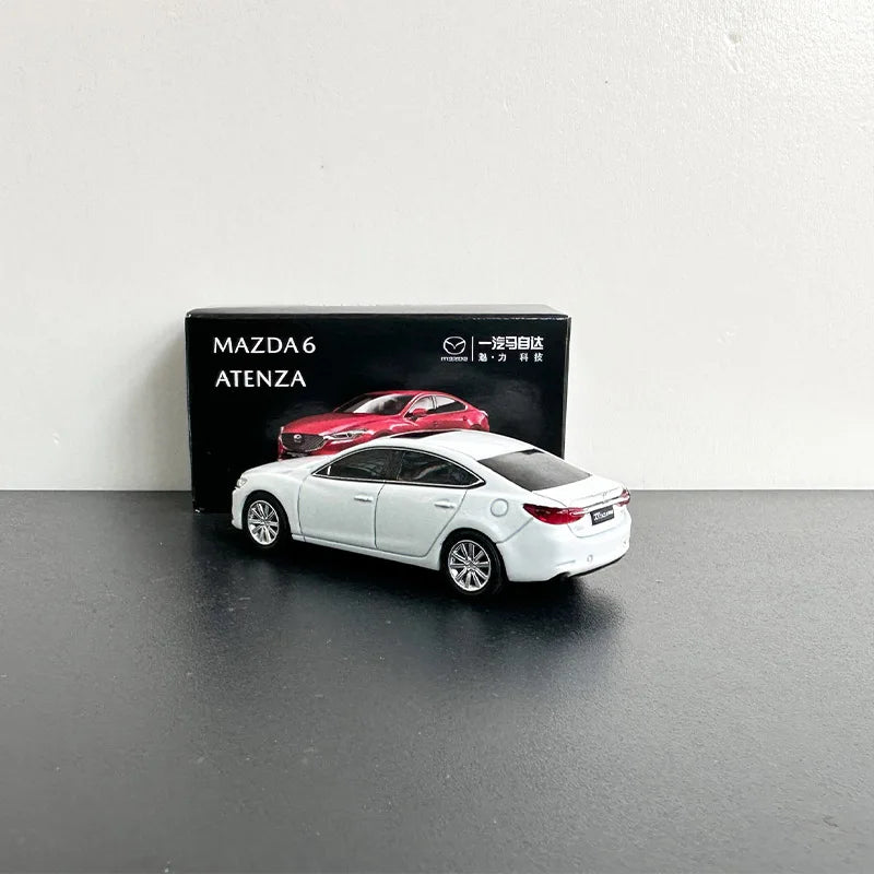 Diecast Original 1:64 Scale 6 ATENZA Simulation Alloy Car Model Static Display Collectible Toy Gift Decoration Souvenir