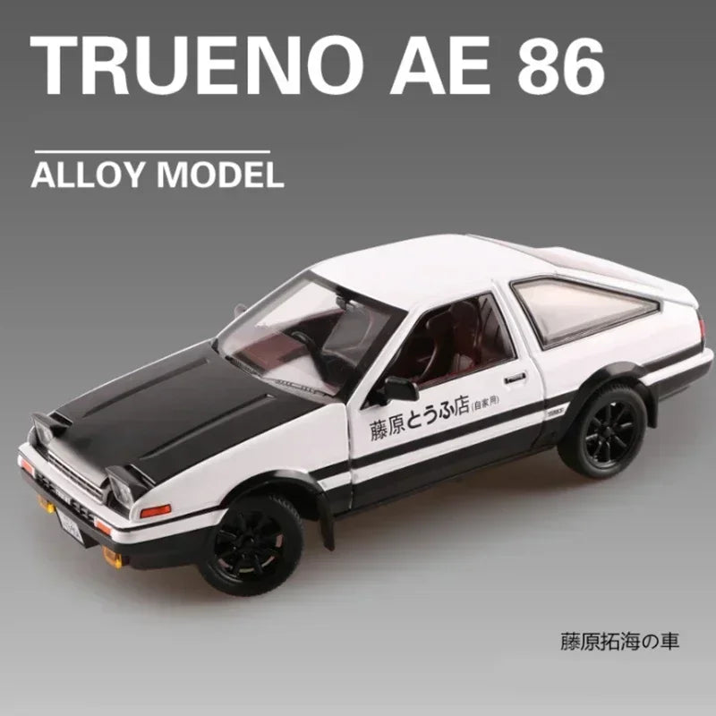 1:20 INITIAL D AE86 Movie Car Alloy Car Model Diecast & Toy Vehicles Metal Car Model Simulation Kids Toy Gift A152