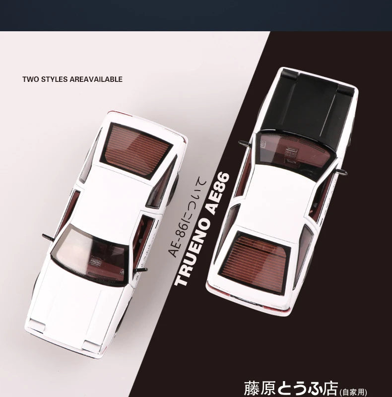 1:20 INITIAL D AE86 Movie Car Alloy Car Model Diecast & Toy Vehicles Metal Car Model Simulation Kids Toy Gift A152