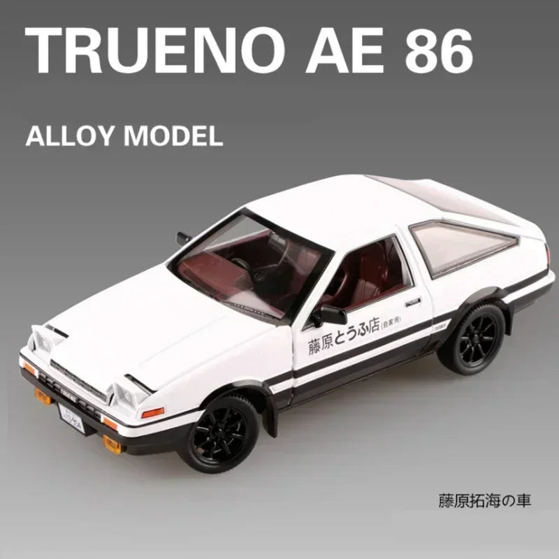 1:20 INITIAL D AE86 Movie Car Alloy Car Model Diecast & Toy Vehicles Metal Car Model Simulation Kids Toy Gift A152
