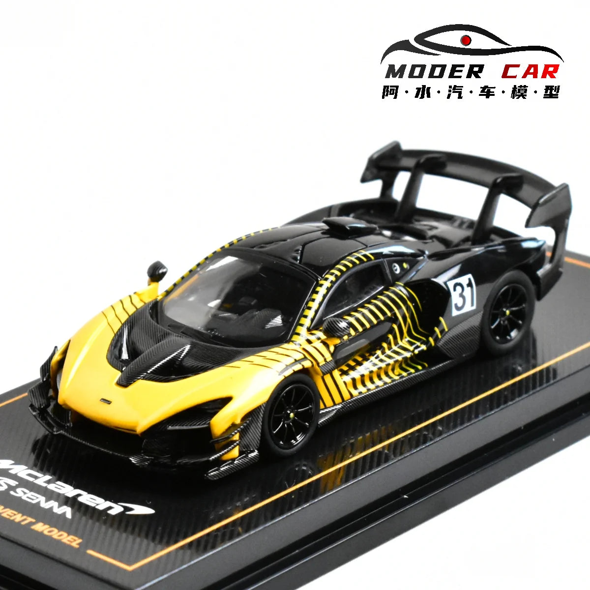 CM 1:64 Mclaren SennaGTR Giftable Diecast Model Car