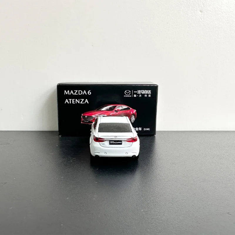 Diecast Original 1:64 Scale 6 ATENZA Simulation Alloy Car Model Static Display Collectible Toy Gift Decoration Souvenir
